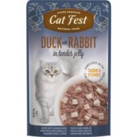 Cat Fest Duck With Rabbit In Tender Jelly For Cats 70g