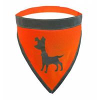 Visibility Dog Bandana, Medium - Neon Orange
