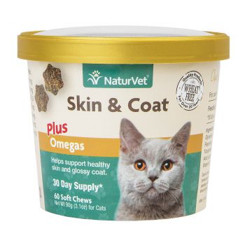  Naturvet Skin & Coat Plus for Cat, 60 ct 