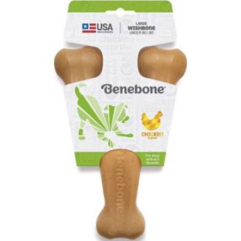  Benebone Wishbone Dog Chew Toy – Chicken Medium 