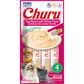  Churu Tuna Recipe With Shrimp Flavor 4PCS/PK 