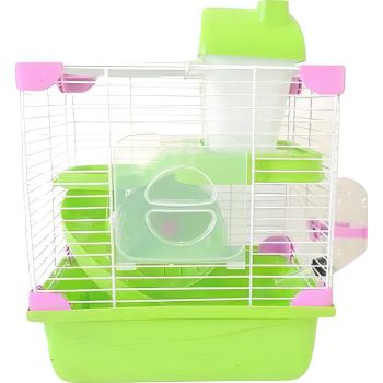  Hamster Castle Cage 23*17*30cm (green) 