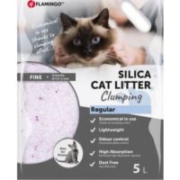 Flamingo Silica Fine Clumping Regular Cat Litter 5L