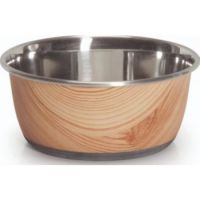 Camon Durapet Selecta Cubic Printing” Steel Bowl- 950Ml