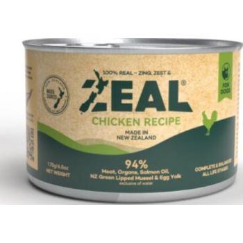  Zeal Grain Free Canned Dog Food 170g – (Chicken Recipe) 