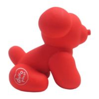 Duvo+ Latex Balloon Pug 9.5X6X8.5Cm Red