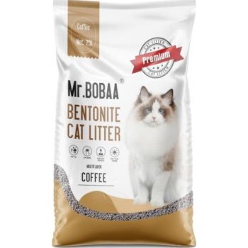  Mr Bobaa Clumping Cat Litter - Coffee - 25L 