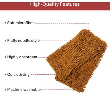  Pet Towel - Microfiber - Light Brown 
