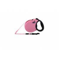 Adventure retractable leash, 3 m - Extra-Small - Pink