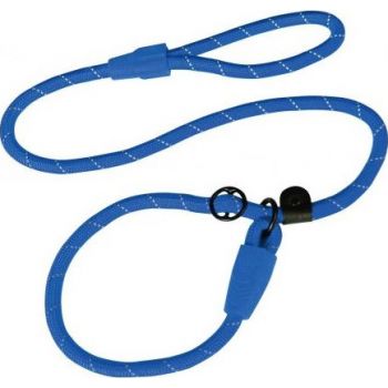  DOCO Reflective Rope-Slip On Collar Leash 5ft L Ø13mm x 150cm+30cm(005560L)-Blue 