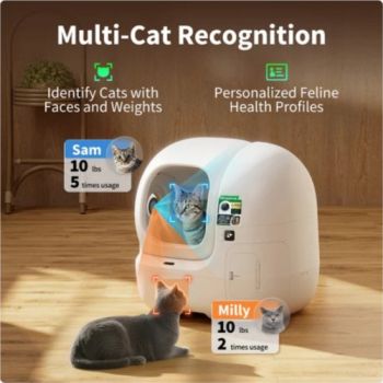  Petkit Purobot Max Pro 2.0 - Upgraded Automatic Cat Litter Box with Ai Camera 