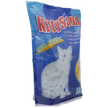  KITTY SAND CRYSTAL CAT LITTER (Natural Scent) 3.8L 