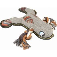 Duvo+ Canvas Dog Toys Frog 30x27x7cm, Grey