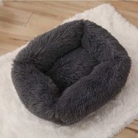 Petbroo Soft Square Cushion-XS-35Cm Black