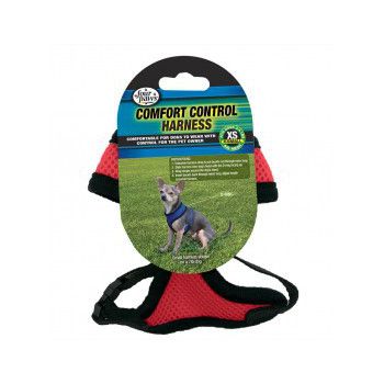  Four Paws Comfort Control Harness XS Red 12/cs 