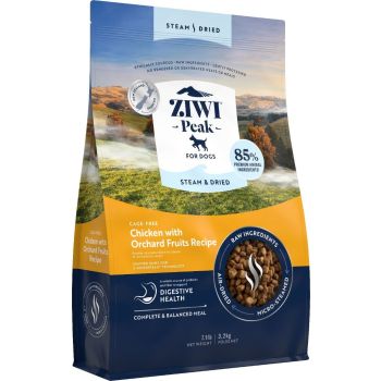  ZIWI Peak Steam & Dried Cage-Free Chicken with Orchard Fruits Recipe Dry Dog Food 3.2kg 