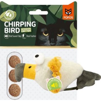  FOFOS Sound Chip Eagle With Catnip Balls Cat Toy 
