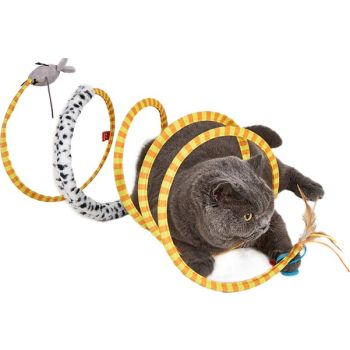  FOFOS Safari Spiral Tunnel Cat Toy 