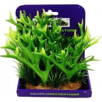  Yusee Aquarium Decoration - Artificial Plant - YS-60108[Length - 15cm] 