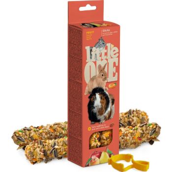  Little One Sticks for guinea pigs, rabbits and chinchillas with fruit 2x60g 