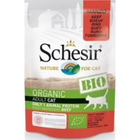 Schesir Cat Pouch Bio - Beef (85g)