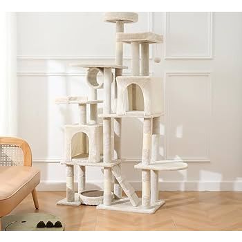  CAT TOWER SCRATCHER WHITE 90*40*165 