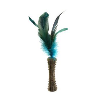  Gigwi catnip johnny stick w/natural feather 
