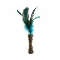 Gigwi catnip johnny stick w/natural feather