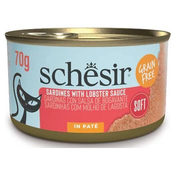  Schesir Grill Pate' Cat Can Sardines In Lobster Sauce 70g 