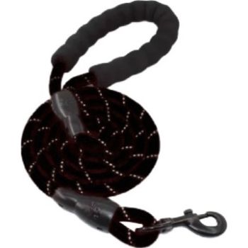 Saas Dog Round Leash XL 1.5x150 Cm (Black)