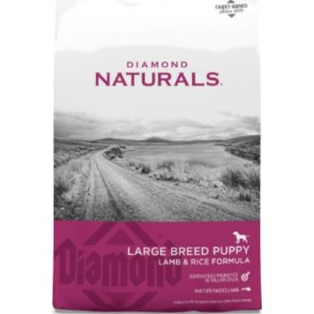  Diamond Naturals Large Breed Puppy Lamb & Rice Formula 18.14kg 