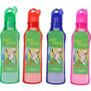  Cozy Paws Pet Water Feeding Bottle- 500ml Pink 