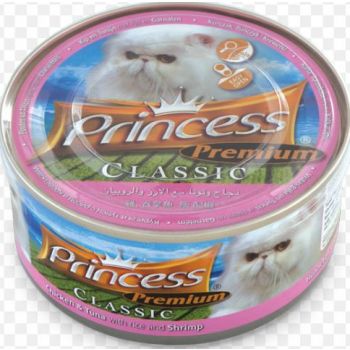  Princess Premium Chic/Tuna w Rice & Shrimp 170g 