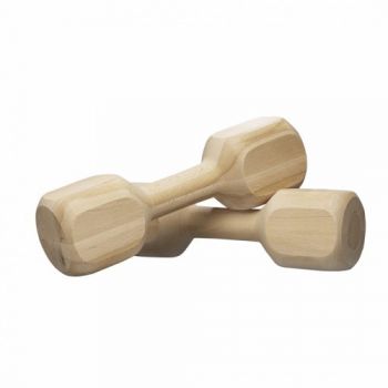  DUVO RETRIEVING DUMBELL 250 GR(WOODEN)-DOG TOY 