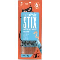 Schesir STIX Salmon Cream Sachet (6x15g)