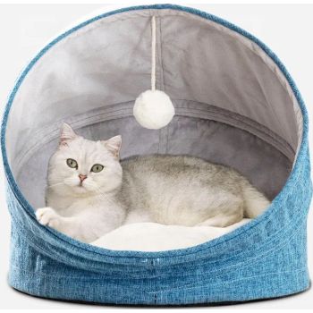  Saas Foldable Cat Bed Light Blue 45X45 Cm 