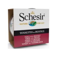 Schesir Cat Wet Food Can Jelly Tuna with Dentex 85g