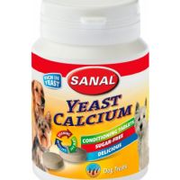 Sanal Yeast Calcium Tablets for Dogs - 75g