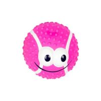 Duvo+ Latex Tennis Ball Smiley Pink 5cm