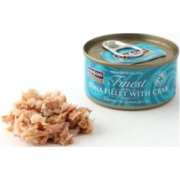  Fish4Cats Tuna Fillet with Crab Wet Food 70g 