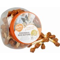 Duvo Dog Treats  Meat Chicken & Rice Batons 400g