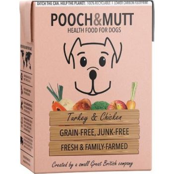  Pooch & Mutt Turkey & Chicken Dog Wet Food 375G 