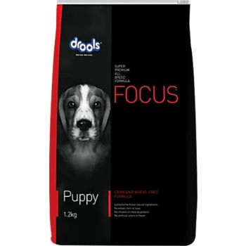  Drools Dog Food - Super Premium, Focus Puppy, 1.2 kg 