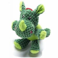 Pawsitiv Dog Toys Rhino with Rubber Ball Large (101)