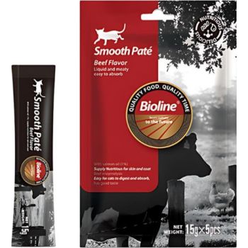  Bioline Cat Natural Feast Smooth Pate-Beef Flavor (15gx5pcs) 