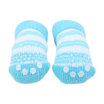  Puppia Socks Sky Blue Large 11cmx3.5cm 