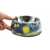 Pawsitiv Round Decal Bowl Starry Night Large