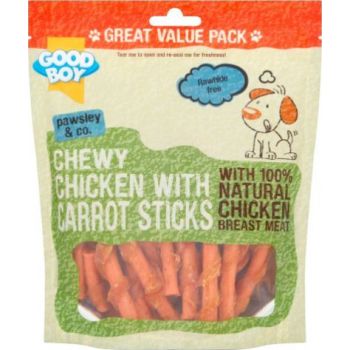  Good Boy Dog Treats Chicken  Carrot  Stick 320G 