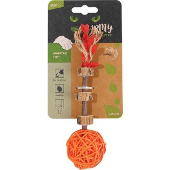  M-PETS Charmy Amulet Matatabi Orange Catnip Cat Toys 