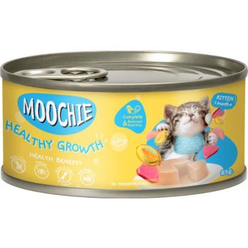  Moochie Kitten Mousse Tuna & Chicken Recipe 85g Can 